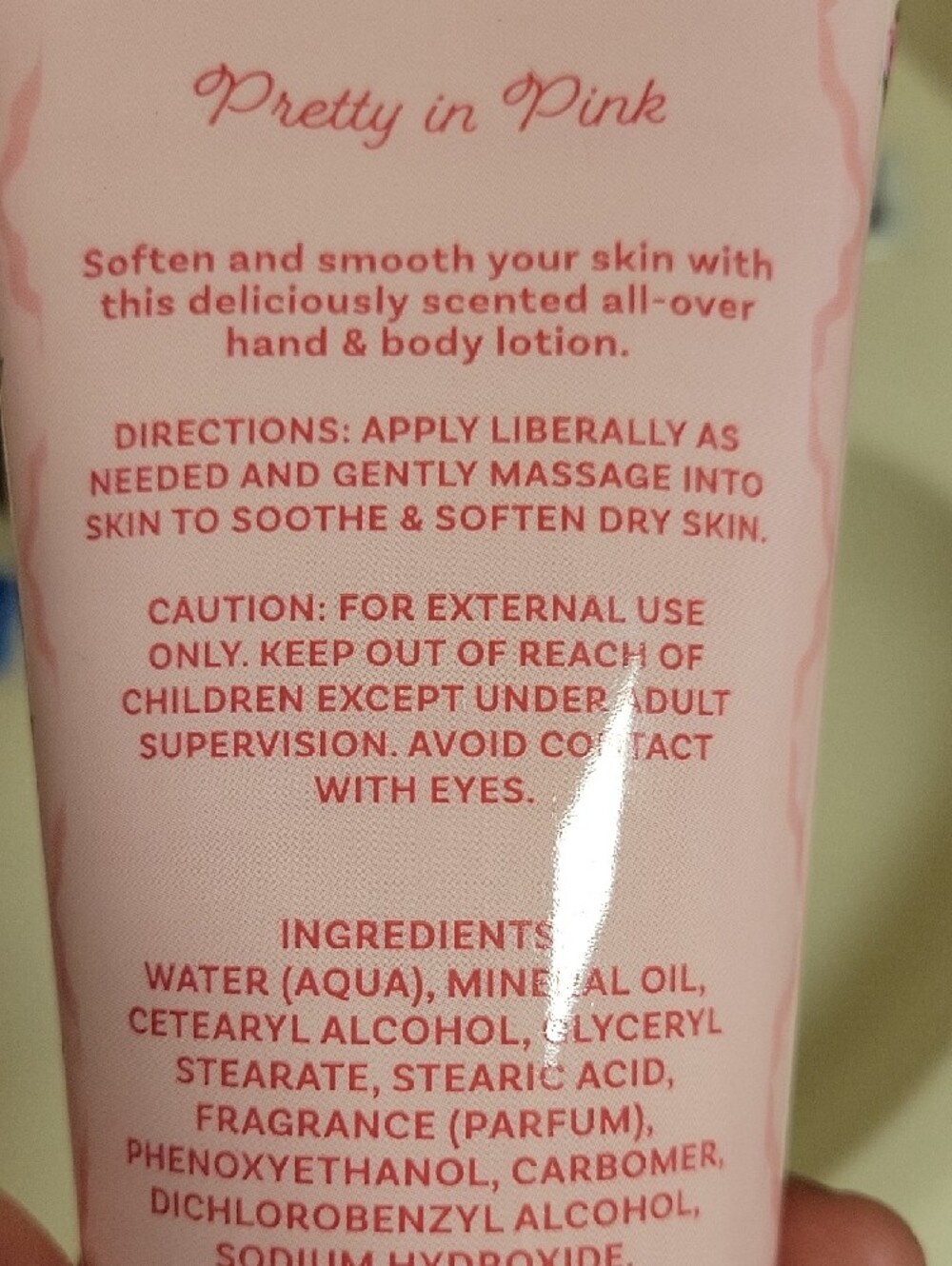 Pretty in Pink Hand & Body Lotion - Pink - Picture 3 of 5